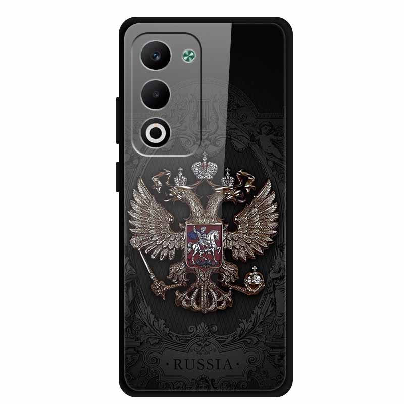 Glass Back Cover For OPPO A5i Pro 5G Case A5iPro Coque Hard Tempered Glass Case For OPPO A5m A5 5G 4G Phone Case A 5 Soft Bumper