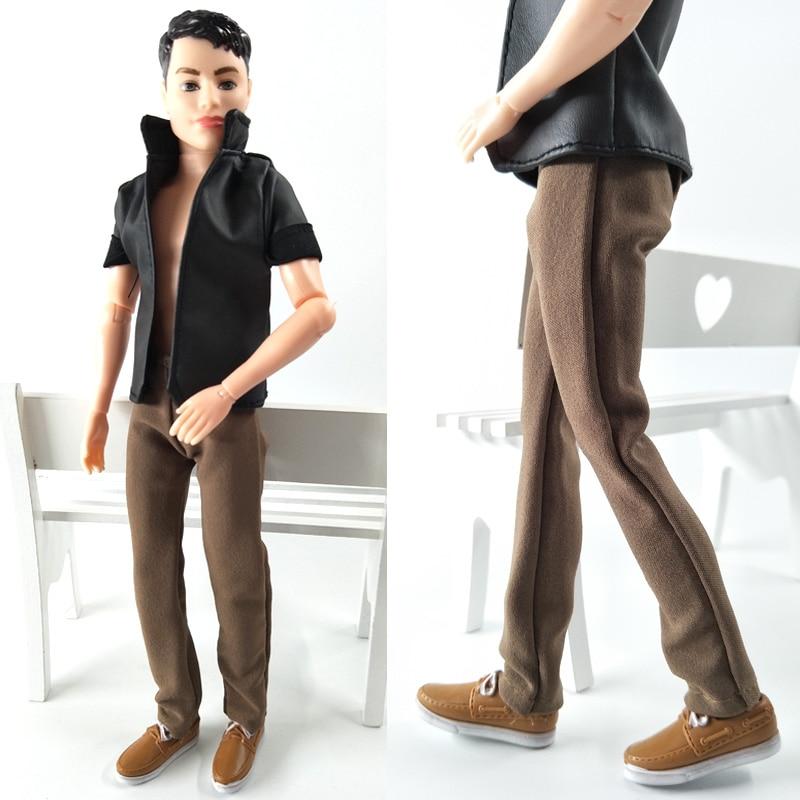 1/6 Boy Doll Clothes Handmade Jeans Pants For Ken Doll Trousers For Barbie's Boyfriend Ken Boy Doll Prince Male Doll Kids Toy