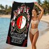 Beach Towel with Feyenoord Rotterdam logo Pattern - soft,absorbent,machine washable Lightweight&Modern,swimming,Travel Essentials