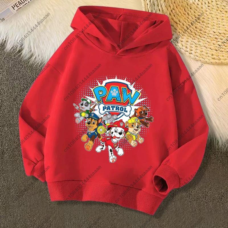 PAW Patrols Cartoon Chase Skye Kids Sweatshirt Printed Hoodie Trendy Long Sleeve Hoodies Girls Tops Clothing Boys Clothes Gifts