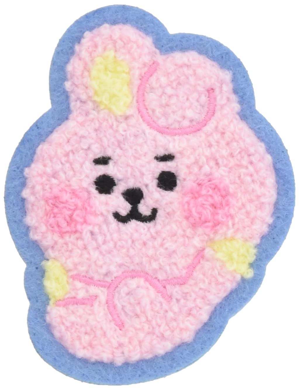 

BT21 Fluffy Embroidery Badge COOKY синий