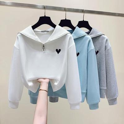 Mode Koreanische Version Y2k Zip Up Hoodie Alle-Spiel Hoodie Frauen Kleidung Langarm Brief Stickerei Dünne Sweatshirts Goth Tops