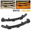 2PCS For VW Golf 7 MK7 GTI Smoked Dynamic Side Mirror Blinker Turn Signal Light For Volkswagen Rline Sportsvan Side Mirror Light