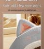 Winter Warm Half-Closed Cat Bed - All-Season, Dirt-Resistant, Secure, and Non-Collapsing.