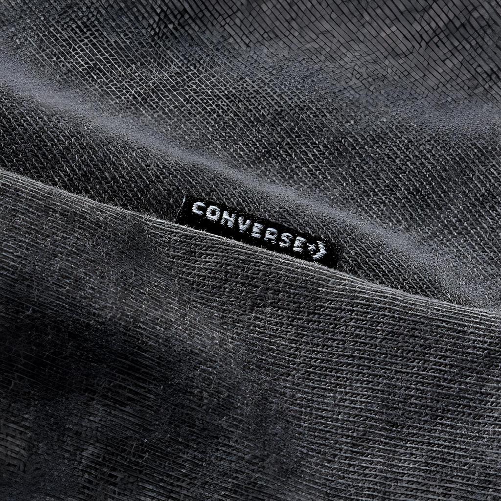 Converse Drop Shoulder Sleeve T-Shirt Men's Black 10024663-A01