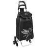 Shopping trolley shopping bag on wheels foldable strong solid waterproof