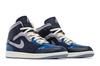 Jordan 1 Mid SE Craft Obsidian French Blue Ashen Slate White