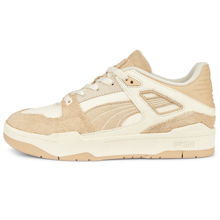 Puma Slipstream First Sense Casual Comfortable Durable Low-Top Skate Shoes Women Sneaker Light-Brown 388563-02