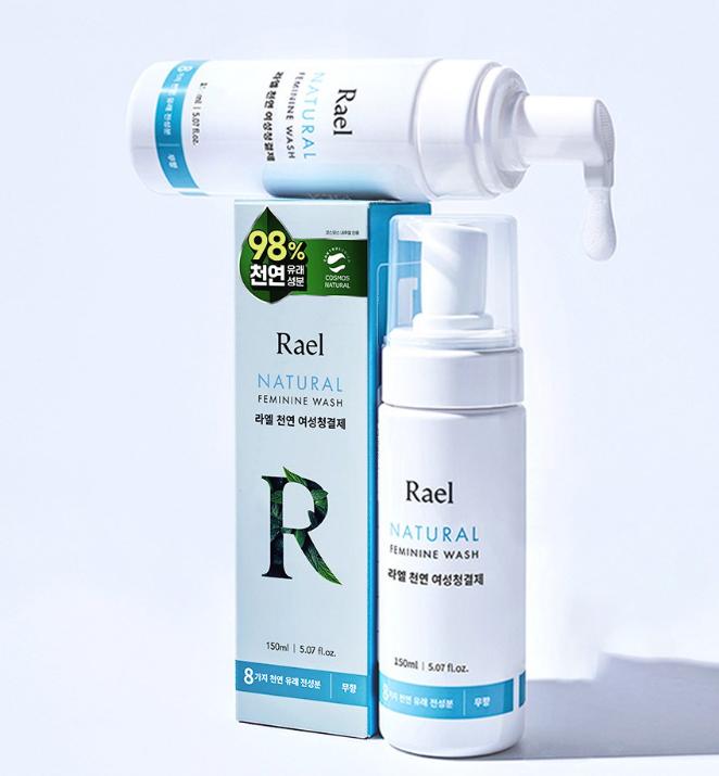 Rael Natural Feminine Wash 150ml | pH-Balanced Intimate Cleanser for Women