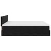 Ottoman Bed with Mattress & LEDs Black 180x200 cm Velvet
