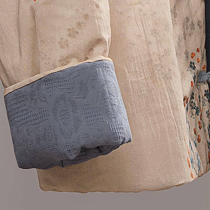 Silk Cypress House Women's New Chinese Style Floral Padded Jacket