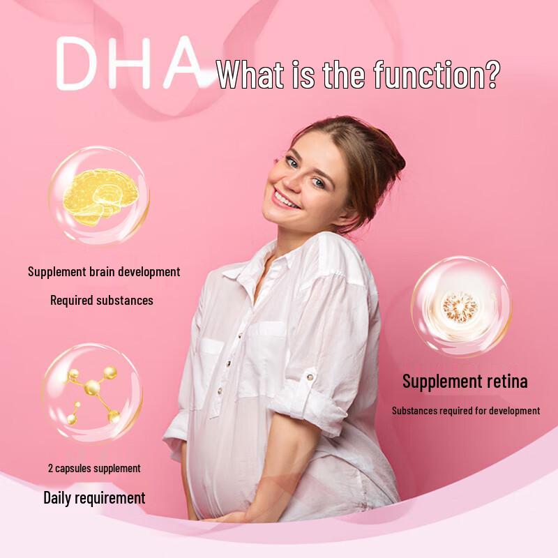 Aoleru Plant-Based DHA Softgels for Pregnancy
