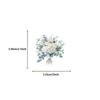 50PCS Transparent PET Flower Lea f& FLower Gift Sticker Pack Stickers Phone Case Water Cup Guitar Tablet Luggage Stickers