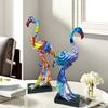New Flamingo Ornaments Colorful Resin Crafts Home Living Room Entrance TV Cabinet Decoration Gifts