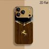 Golden Steed Patterned Tempered Glass Design for iPhone16 17 ProMax 1514 1312 11ProMax Phone Case Camera Cover Shockproof Hard B