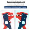 Self Adjusting Wire Stripper with Depth Stop Non-Slip Handle Ergonomic Design Easy To Use Portable Wire Stripper