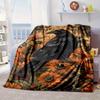 Eerie Raven Skull Artwork Blanket Flannel Blanket Throw Blanket Sofa Cover Blanket Soft Premium Blanket Picnic Blanket Tv Blanket Gifts