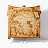 Large Tamriel Map Elder Scrolls Skyrim Gaming Flannel Throw Blanket Soft Warm Bedding for Bed Living Room Home Sofa