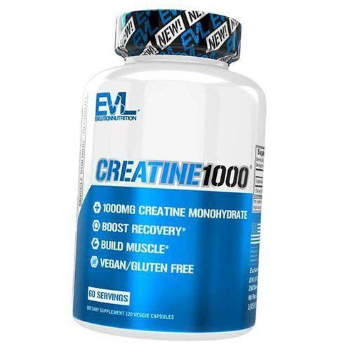

Креатин Моногідрат, Creatine 1000, Evlution Nutrition 120вегкапс (31385002) 120vcaps