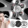 Car Wheel Center Hub Cap Badge Dust-proof Covers Emblem Sticker for Emblem Auris Rav4 Yaris Hilux Corolla Prius Avensis