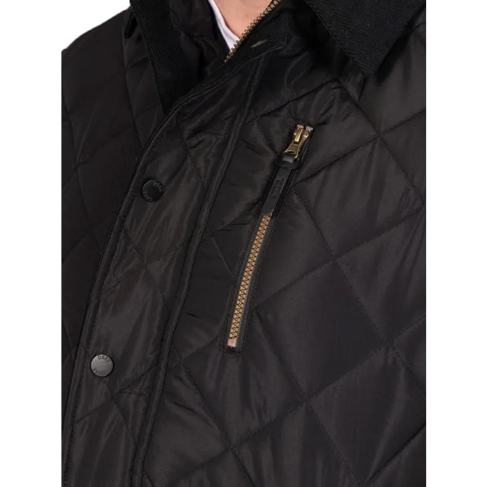 Duke Mens Landon D555 Quilted Corduroy Collar Kingsize Jacket