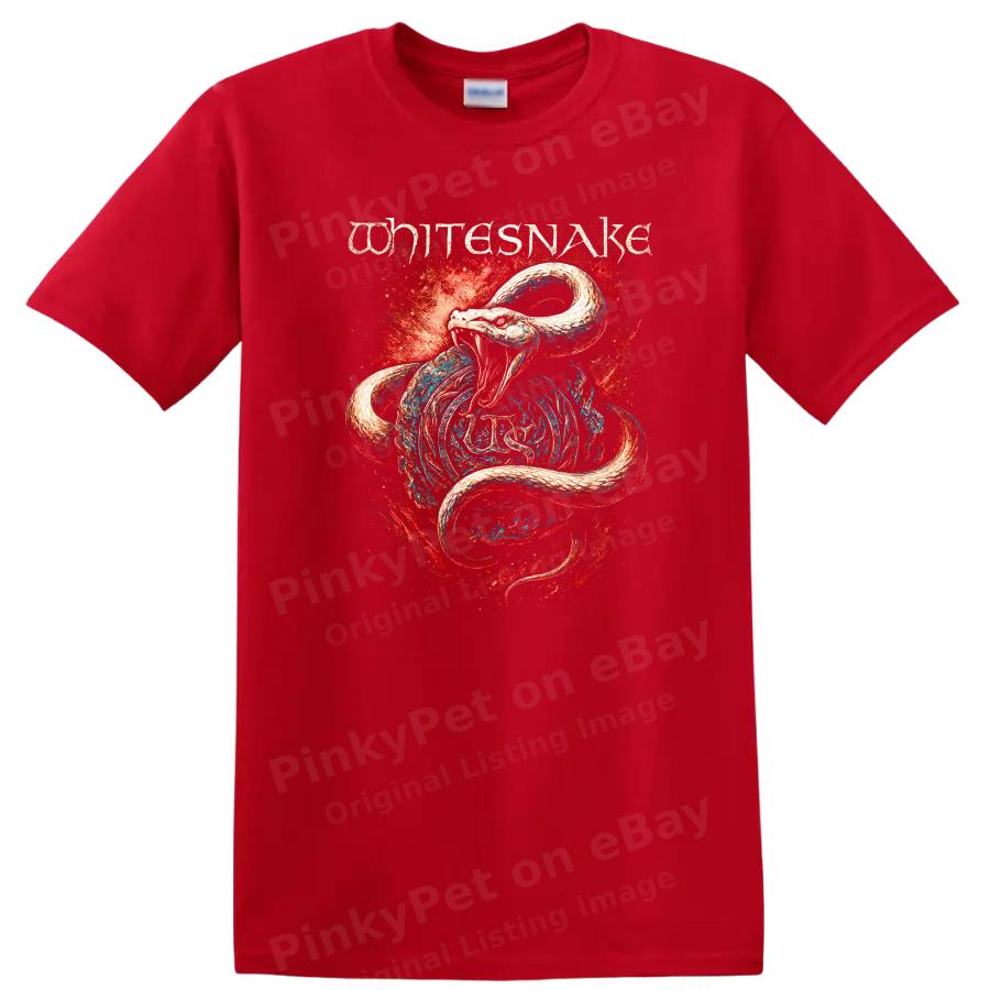 T-shirt Rock Retro Grafica Serpente Vintage Copertina Album Heavy Metal
