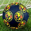 Club America Logo Soccer Ball, Colorful, Suitable for All Ages, Machine-stitched, PVC Material, Competition Grade, Durable and High Bounce
