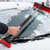 Car Snow Scraper Extendable Heavy Duty Ergonomic Winter Windshield Ice Removal Tool For Vehicle Truck SUV Window Frost Winter