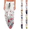 Dames Mode Losse Pasvorm Trekkoord Elastische Taille Casual Geprinte Broek