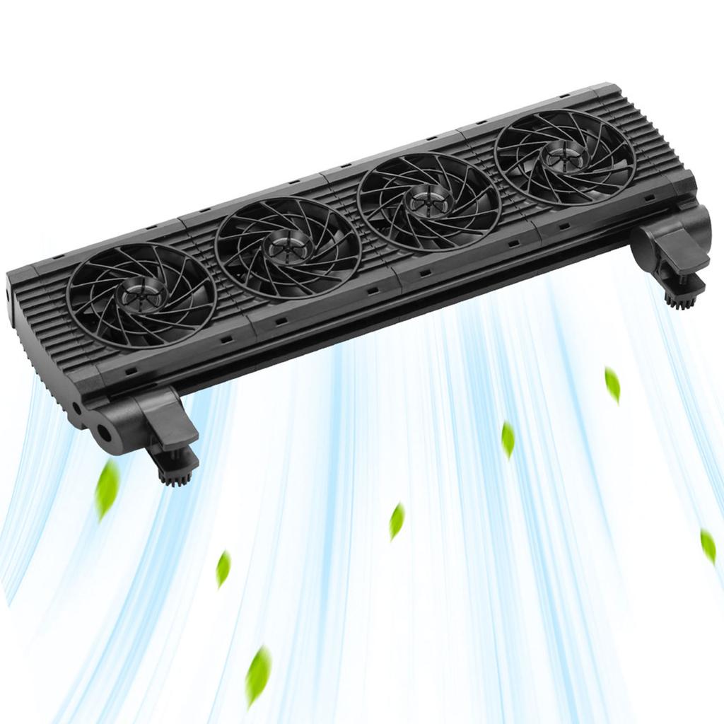 Ventilatore Raffreddatore per Acquari Ventola con Morsetto Facile per Uso Domestico e in Ufficio Acquari con 5 Velocità Regolabili Dispositivo di Raffreddamento a Basso Rumore
