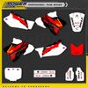 PowerZone Full Graphics Background Decals Stickers Kit For HONDA 1995 1996 1997 CR125 1995 1996 CR250 Motorcycle Background  04