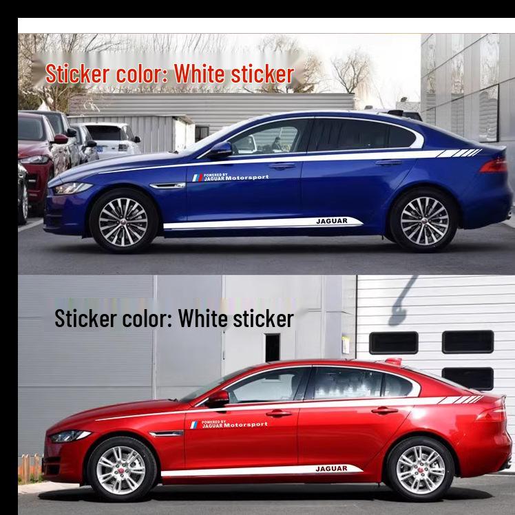 Jaguar XF/XJ/XE/XEL Egyedi Pinstripe Derékvonal & Küszöbdekoráció