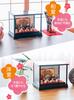 Osaka Choseido Hina Dolls In Glass Case Compact Mini Case Decoration Hina Doll Name Engraving with Free Wooden Tag Hana Miyabi Hina (Sent Separately)