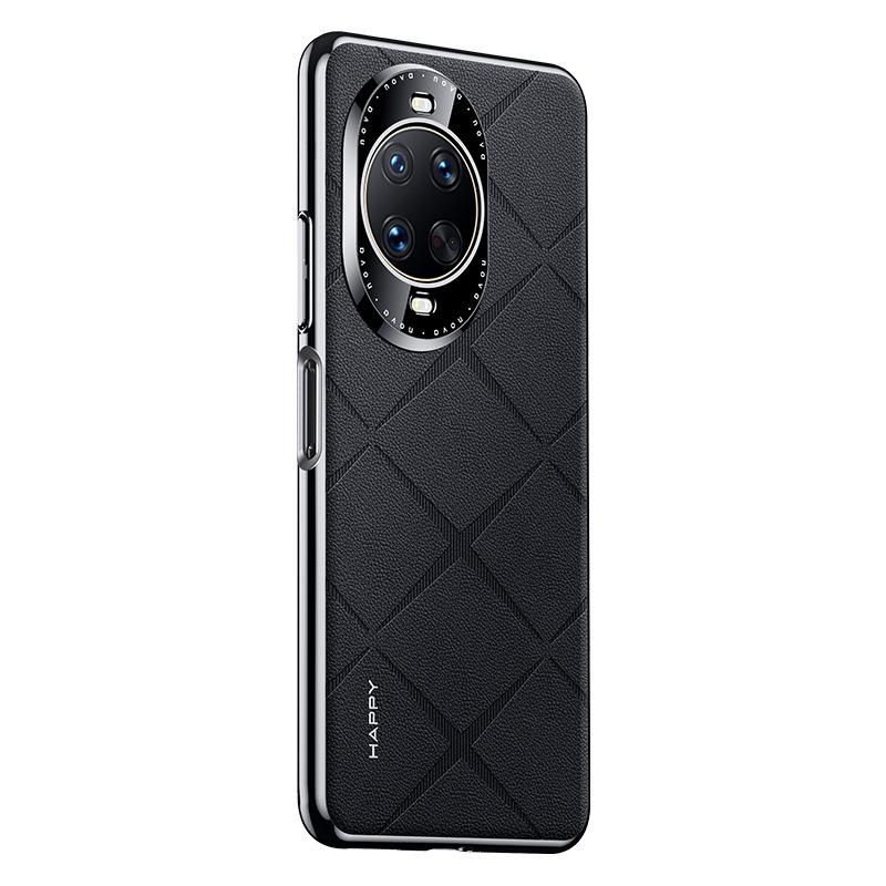 Applicable Huawei nova14pro mobile phone case lens all-inclusive 14ultra anti-drop electroplating Internet celebrity male and female leather case