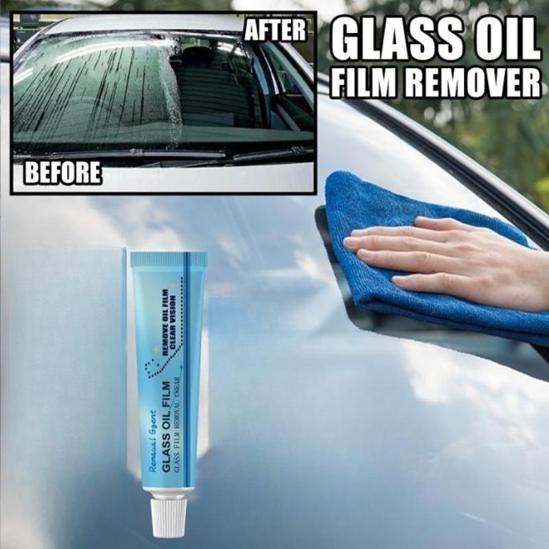1PC Glass Oil Film Remover Decontamination Rainproof Oil Film Cleaning Car Front Windshield Window