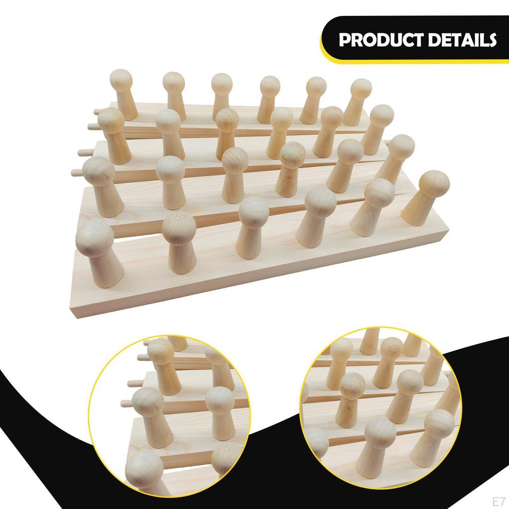 1 Piece Weaving Loom Chunky Blanket Knitting Hand Crochet Board Wooden Frame Ergonomic