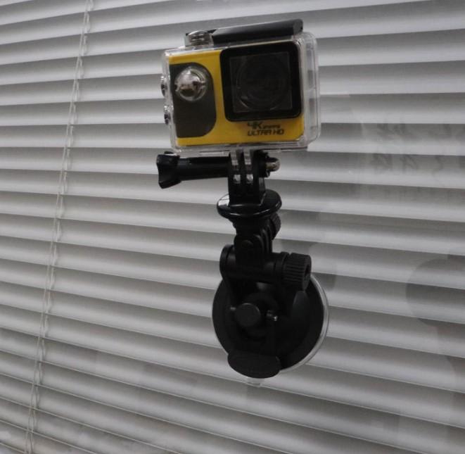 Suction Cup For Action Camera Accessories For Car Mount Glass Monopod Holder