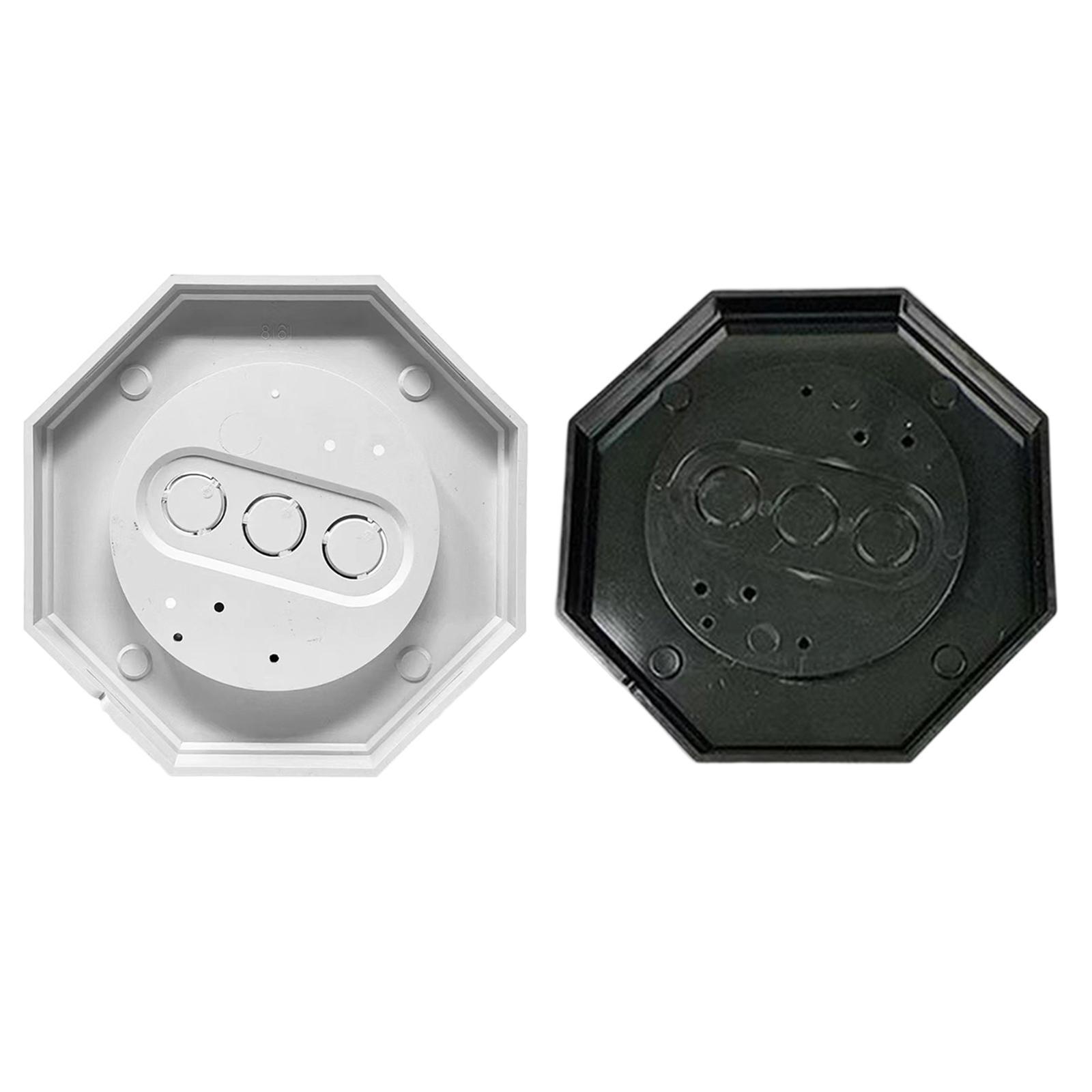 

8161-5 Siding Lamp Octagon Mounting Kit Outside Stable Multifunction Siding Mount Blocks for Park Driveway Home Entrance білий