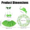 Summer Porch Goose Outfit Hawaiian With Hat And Sunglasses Bikini Porch Goose Clothing For Garden Parties Festivals Events