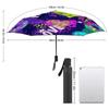 1 Pack Automatic Umbrella With Strong Windproof Ribs And Waterproof Coating For Travel Use In Graffiti Accent Look