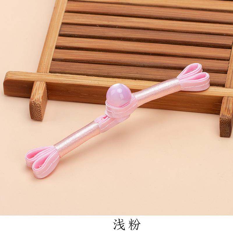 5 Pair Cheongsam Buckle Button Retro Dovetail Winding One-word Buckle Tang Clothing Hanfu Hand-woven Button Accessories