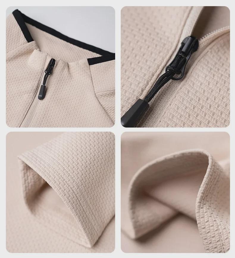 Men's Great Wall Zipper Sweatshirt: Casual, Long-Sleeve Running T-Shirt for Autumn/Winter