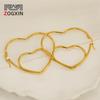 Trendy Double-Layer Heart Design Earrings: European & American Fashion, Versatile & Stylish for Women