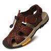 Fashion Brand Summer Men's Sandals Genuine Leather Beach Roman Sandals New Comfortable Men Outdoor Sneakers Plus Size Summer Men Shoes
