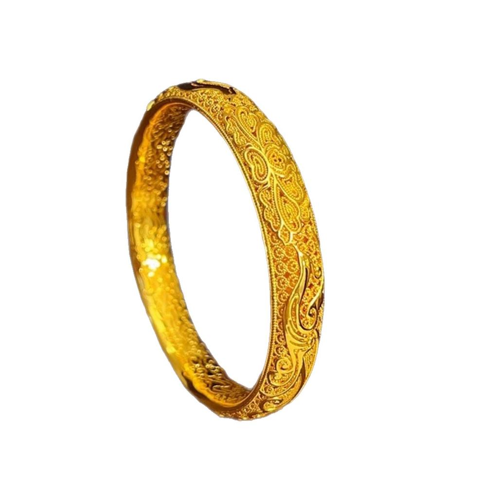 Hollow Filigree Phoenix Auspicious Bracelet Women's High-end Bracelet