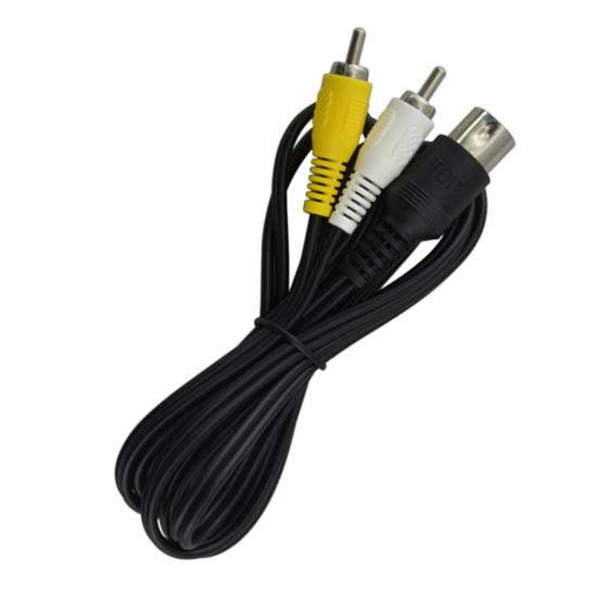 AV-kabel Nikkelbelagt kontakt Perfekt tilkobling Profesjonelle spill Audio Video AV-kabel for Sega Genesis 1