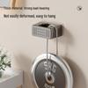 Mop & Broom Wall Holder: Punch-Free, Strong Grip Hook for Bathroom