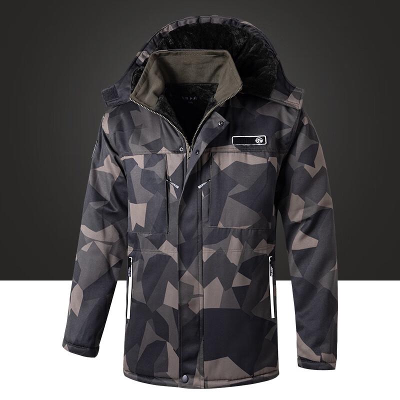 Men s Winter Mid-Length Cotton Padded Jacket 190