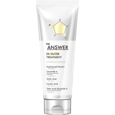 The Answer EX Gloss Treatment for Heat Damage 220g Bergamot & Daphne Scent Non-Silicone Formula Hair Care
