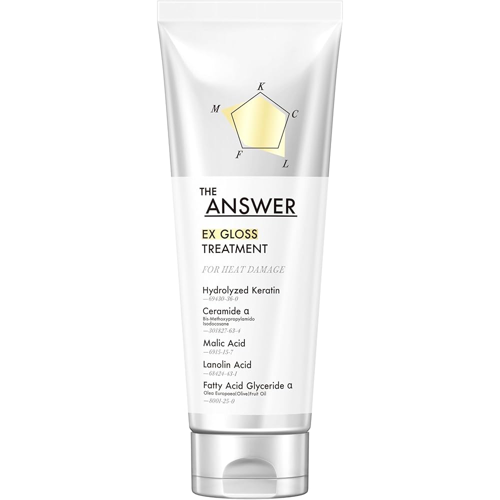 

The Answer EX Gloss Treatment for Heat Damage 220g Bergamot & Daphne Scent Non-Silicone Formula Hair Care